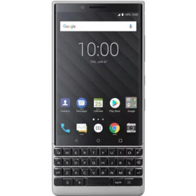 BlackBerry KEY2 BBF100-2 4G LTE (Silver, 6GB RAM, 64GB Storage)