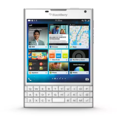 BlackBerry Passport SQW100-1 4G LTE (White, 3GB RAM, 32GB Storage)
