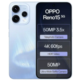 OPPO Reno15 Pro 5G (Aurora Blue, 12GB RAM, 256GB Storage)
