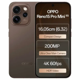 OPPO Reno15 Pro Mini 5G (Dusk Brown, 12GB RAM, 256GB Storage)