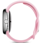Google Pixel Watch 3 41mm Wi-Fi (Polished Silver Aluminium Case, Rose Quartz Active Band)