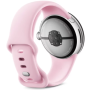 Google Pixel Watch 3 41mm Wi-Fi (Polished Silver Aluminium Case, Rose Quartz Active Band)