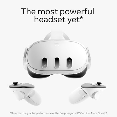 Meta Quest 3 128GB — Breakthrough Mixed Reality — Powerful
