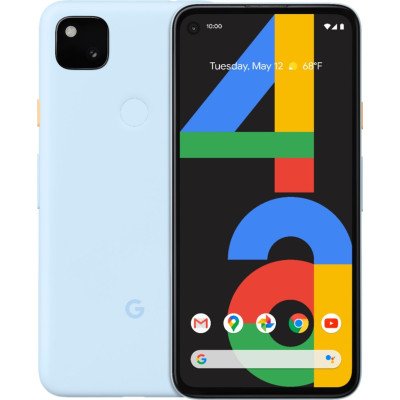 Google Pixel 4a LTE (Barely Blue, 6GB RAM, 128GB Storage)