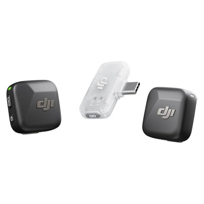 DJI Mic Mini (2 TX + 1 RX + Charging Case) Wireless Microphone System