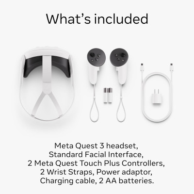 Meta Quest 3 512GB — Breakthrough Mixed Reality — Powerful 