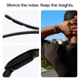 Google Fitbit Air Active Bundle (Obsidian / Fog) Screenless Fitness Tracker – Size L
