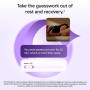 Google Fitbit Air Active Bundle (Obsidian / Fog) Screenless Fitness Tracker – Size L