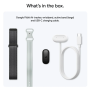 Google Fitbit Air Active Bundle (Obsidian / Fog) Screenless Fitness Tracker – Size L