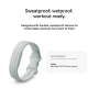 Google Fitbit Air Active Bundle (Obsidian / Fog) Screenless Fitness Tracker – Size L