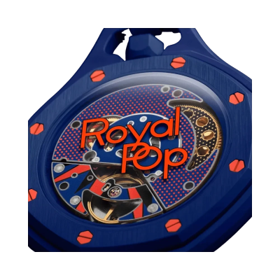 AP x Swatch Royal Pop Orenji Hachi Pocket Watch