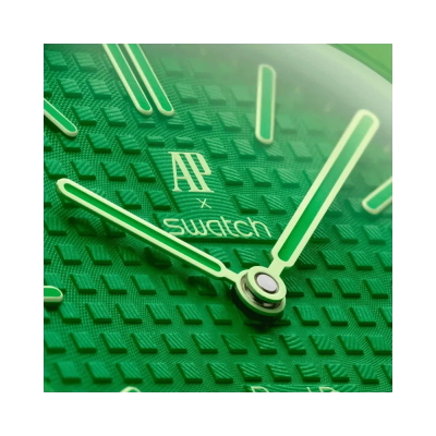 AP x Swatch Royal Pop Green Eight Pocket Watch