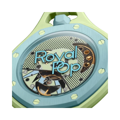 AP x Swatch Royal Pop Blaue Acht Pocket Watch