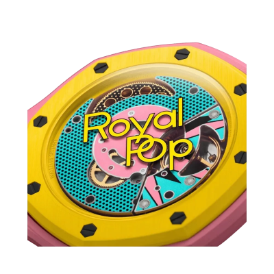 AP x Swatch Royal Pop OTG ROZ Pocket Watch