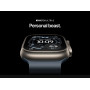 Apple Watch Ultra 3 GPS + Cellular 49mm Natural Titanium Case with Anchor Blue Ocean Band