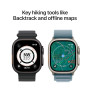 Apple Watch Ultra 3 GPS + Cellular 49mm Black Titanium Case with Black Alpine Loop – Medium