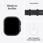 Apple Watch Ultra 3 GPS + Cellular 49mm Black Titanium Case with Black Alpine Loop – Medium