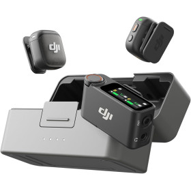 DJI Mic 3 Wireless Microphone System (2 TX + 1 RX + Charging Case) - (Open Box)