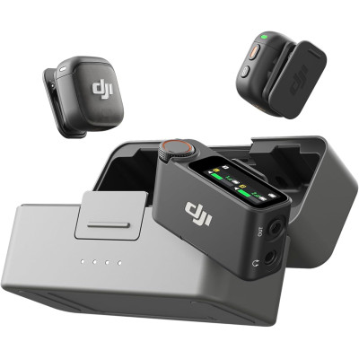 DJI Mic 3 Wireless Microphone System (2 TX + 1 RX + Charging Case) - (Open Box)