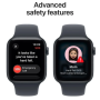 Apple Watch SE 3 GPS Plus Cellular 40mm Midnight Aluminum Case with Midnight Sport Band S/M