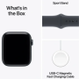 Apple Watch SE 3 GPS Plus Cellular 40mm Midnight Aluminum Case with Midnight Sport Band S/M – 1 Year Warranty