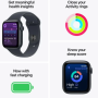 Apple Watch SE 3 GPS Plus Cellular 40mm Midnight Aluminum Case with Midnight Sport Band M/L
