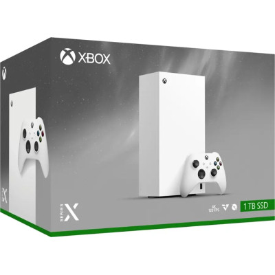 Xbox Series X 1TB Digital Edition White Console – 4K Gaming, 120FPS, SSD Storage, Next Gen Performance - Pre-Owned