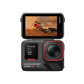 Insta360 Ace Pro 2 8K Waterproof Action Camera Single Battery Standard Bundle (Midnight Black)