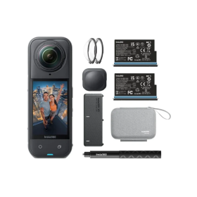 Insta360 X5 Essentials Bundle 8K 360° Action Camera (Midnight Black)