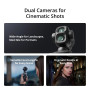 DJI Osmo Pocket 4P Vlog Combo 4K Gimbal Camera with DJI Mic Mini 2, Fill Light & Wide-Angle Lens