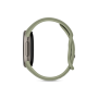 Google Fitbit Edge Smart Fitness Tracker (Satin Pyrite Case, Olive Active Band)