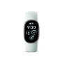 Google Fitbit Edge Smart Fitness Tracker (Satin Silver Case, Fog Active Band)