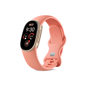 Google Fitbit Edge Smart Fitness Tracker (Champagne Gold Case, Canyon Active Band)