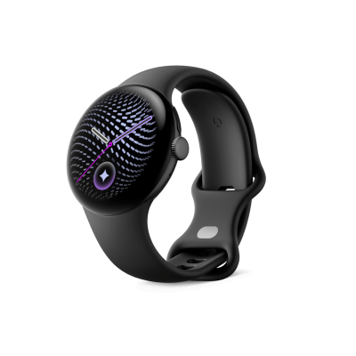 Google Pixel Watch 5 41mm (Matte Black Aluminium Case / Obsidian Active Band)