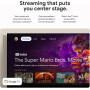 Google TV Streamer 4K -  Voice Search Remote - 4K HDR - Smart Home Control - 32 GB of Storage - Porcelain ( Open Box)