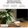 Google TV Streamer 4K -  Voice Search Remote - 4K HDR - Smart Home Control - 32 GB of Storage - Porcelain ( Open Box)