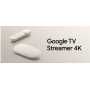 Google TV Streamer 4K -  Voice Search Remote - 4K HDR - Smart Home Control - 32 GB of Storage - Porcelain ( Open Box)