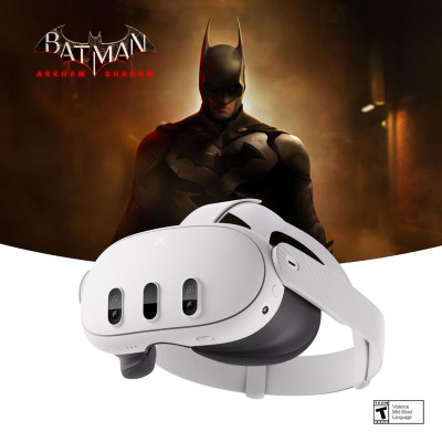 Meta Quest 3 512GB — Breakthrough Mixed Reality — Powerful Performance — Batman Arkham Shadow Bundle