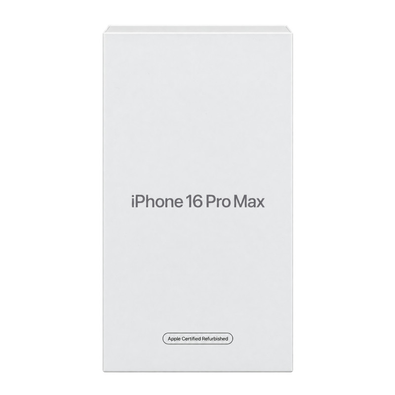 Apple iPhone 16 Pro Max Black Titanium 256GB Certified Refurbished