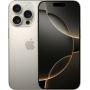 Apple iPhone 16 Pro (Natural Titanium, 128GB) – Certified Refurbished – 1 Year Apple Official Warranty