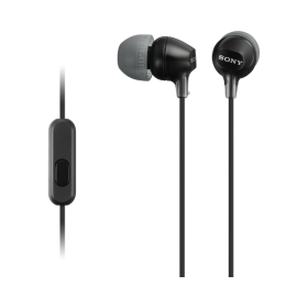 Sony MDR-EX15AP Wired In-Ear Earphones with Mic (Black)