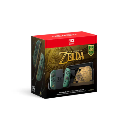 Nintendo Switch 2 – The Legend of Zelda 40th Anniversary Edition Console