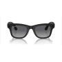 Ray-Ban Meta Wayfarer Smart Glasses with Meta AI (Matte Black, Polarized Gradient Graphite Lenses)
