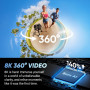 Insta360 X4 - Waterproof 8K 360° Action Camera, Leading Low Light, Invisible Selfie Stick Effect, 2.5 -Hour Battery