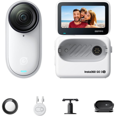 Insta360 GO 3S 4K Standard Edition Action Camera - White Arctic, 128 GB