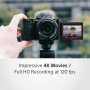 Sony Alpha ZV-E10L 24.2 Mega Pixel Interchangeable-Lens Mirrorless vlog Camera 4K Movie Recording with 16-50mm lens (Black)