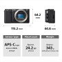 Sony Alpha ZV-E10L 24.2 Mega Pixel Interchangeable-Lens Mirrorless vlog Camera 4K Movie Recording with 16-50mm lens (Black)