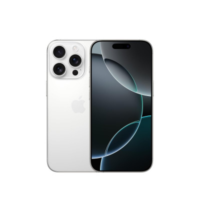 Apple iPhone 16 Pro (White Titanium, 128GB)