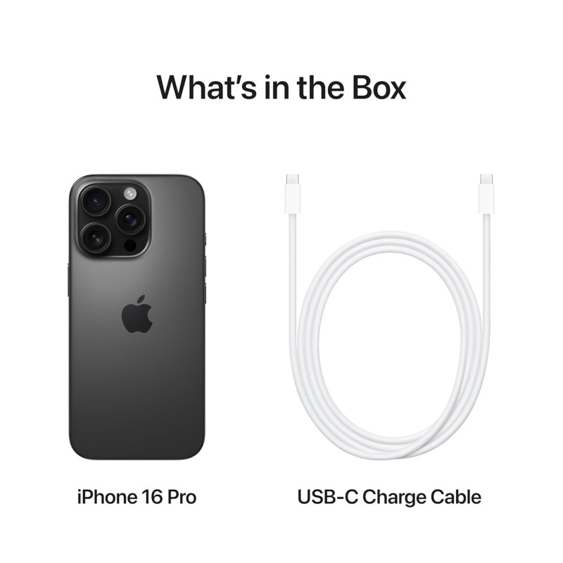 Apple iPhone 16 Pro (Black Titanium, 128GB) MYND3LL/A | Best Price
