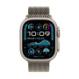 Apple Watch Ultra 2 [GPS + Cellular 49 mm] Natural Titanium Case with Natural Titanium Milanese Loop - M.